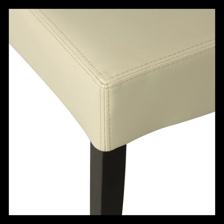 Matias Chaise contemporaine en synthétique et bois