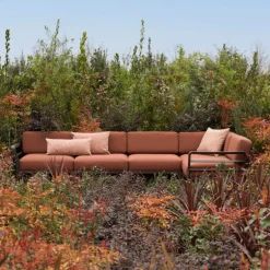 Maximo Canapé de jardin modulable 5 places