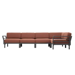 Maximo Canapé de jardin modulable 5 places