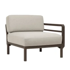 Maximo elemento Fauteuil de jardin équipé d'un accoudoir configurable