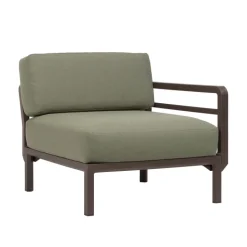 Maximo elemento Fauteuil de jardin équipé d'un accoudoir configurable