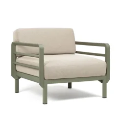 Maximo Fauteuil de jardin relax modulable avec accoudoirs