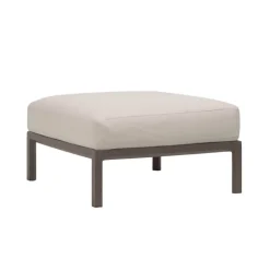 Maximo Pouf de jardin en polypropylène et tissu