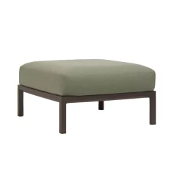 Maximo Pouf de jardin en polypropylène et tissu