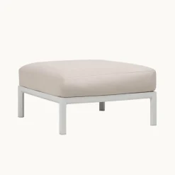 Maximo Pouf de jardin en polypropylène et tissu