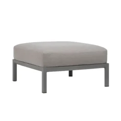 Maximo Pouf de jardin en polypropylène et tissu