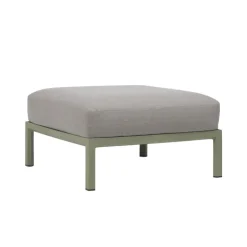 Maximo Pouf de jardin en polypropylène et tissu