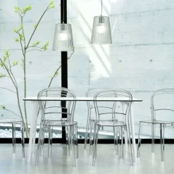 Maya Table de cuisine rectangulaire en stratifié