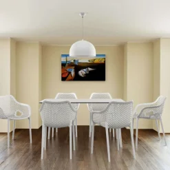 Maya Table de cuisine rectangulaire en stratifié