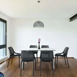 Maya Table de cuisine rectangulaire en stratifié