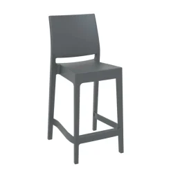 Maya Tabouret snack moderne empilable en polypropylène