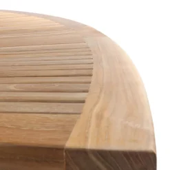 MenhirBar de jardin avec rangement pliable en teck massif