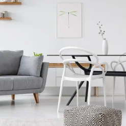 Mila Fauteuil design empilable en polypropylène