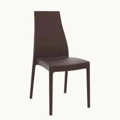 Miranda Chaise empilable en polypropylène