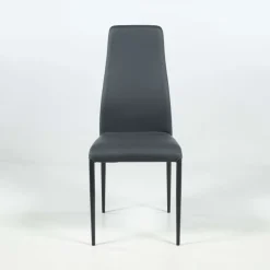 Mirta Chaise de salle à manger italienne en synthétique et métal