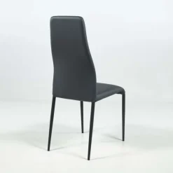 Mirta Chaise de salle à manger italienne en synthétique et métal