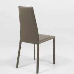 Monica Chaise de séjour italienne en croûte de cuir