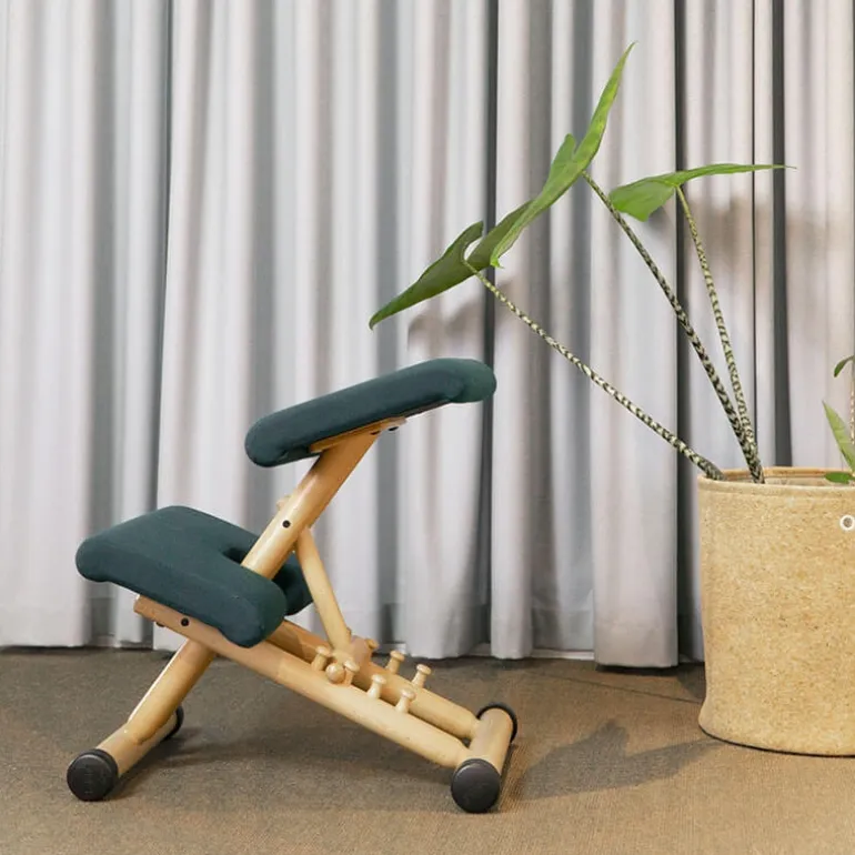 Multi Varier® Siège de bureau ergonomique en tissu et bois