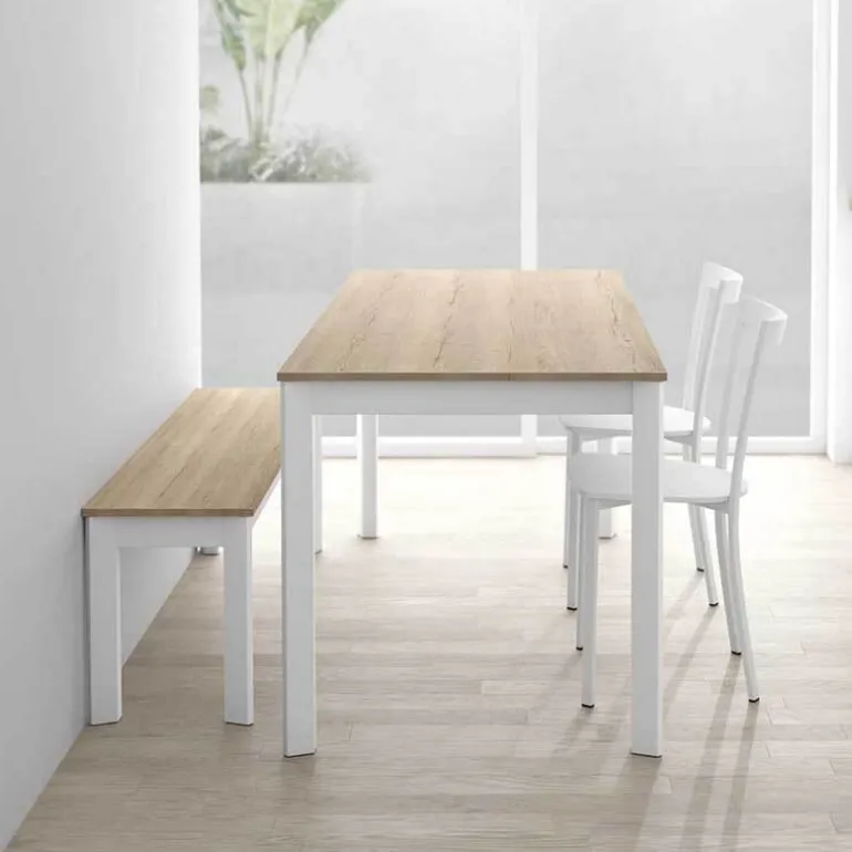 Multiplus Table sur mesure en stratifié pieds en métal