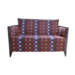 Nathan Canapé art déco 2 personnes en tissu fabriqué en France