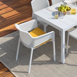 Net Fauteuil de terrasse moderne en polypropylène