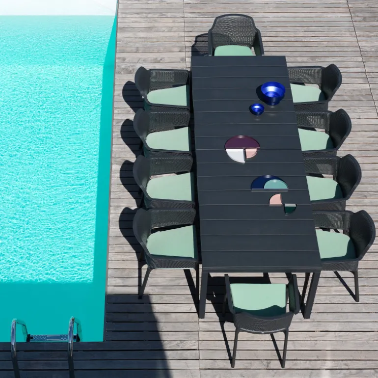 Net Fauteuil de terrasse moderne en polypropylène