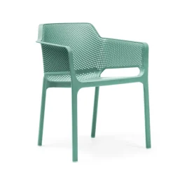 Net Fauteuil moderne empilable en polypropylène