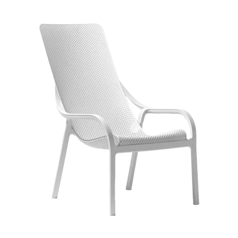 Net Lounge Fauteuil lounge design en polypropylène recyclable
