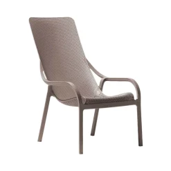 Net Lounge Fauteuil lounge design en polypropylène recyclable