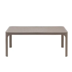 Net Table basse de jardin moderne avec plateau micro perforé 100 x 60 cm