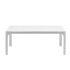 Net Table basse de jardin moderne avec plateau micro perforé 100 x 60 cm