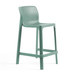 Net Tabouret haut empilable en polypropylène