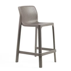 Net Tabouret haut empilable en polypropylène