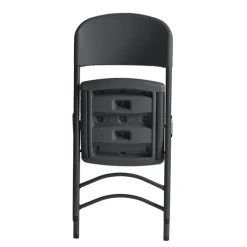 NormanChaise pliante en polyéthylène gris foncé