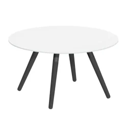 Nuba mini verre Table de salon design ronde en verre