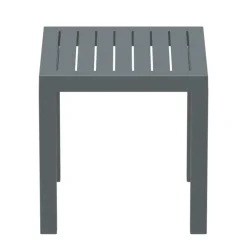 Ocean Side Table basse d’appoint carrée en résine pour jardin