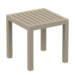 Ocean Side Table basse d’appoint carrée en résine pour jardin