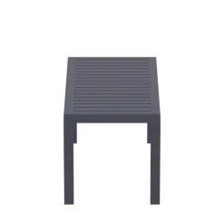 Ocean Table basse de jardin en résine rectangulaire