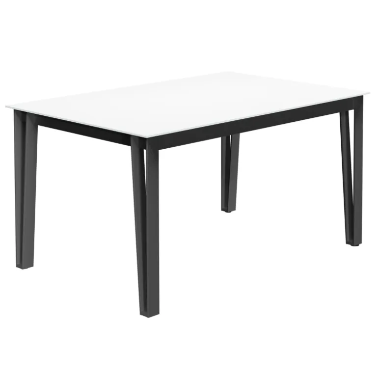 Okaso Table design en verre pour salle à manger