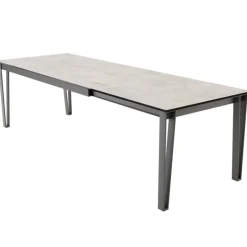 Okaso Table extensible moderne en céramique pieds en épingle