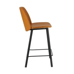 Olivia Tabouret snack tendance en simili rembourré