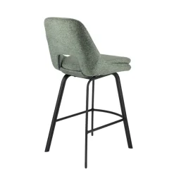 OlivierTabouret snack en tissu avec pieds en métal