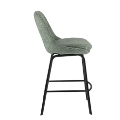OlivierTabouret snack en tissu avec pieds en métal