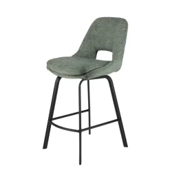 OlivierTabouret snack en tissu avec pieds en métal