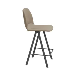 Ona Tabouret moderne rembourré en simili hauteur snack