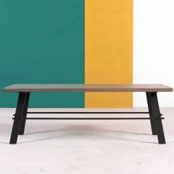 Opale Table basse design rectangulaire en béton ciré made in France