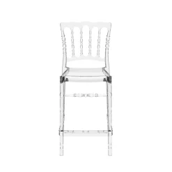 Opera Tabouret snack empilable style Napoléon en polycarbonate transparent