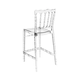 Opera Tabouret snack empilable style Napoléon en polycarbonate transparent