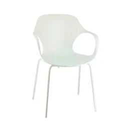 OPS ! Connubia© Fauteuil design italien empilable en polypropylène avec pieds en métal