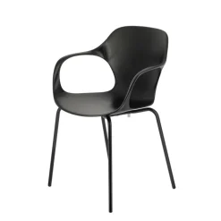 OPS ! Connubia© Fauteuil design italien empilable en polypropylène avec pieds en métal